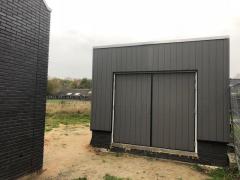 Garage bekleed met Twinson® gevelbekleding